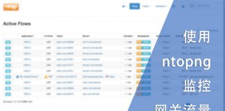 使用ntopng监控网关流量