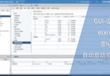 设置esxi 6.5虚拟机自动启动顺序-GUI