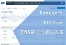 Rancher2 Pfsense DNS指向的解决方案